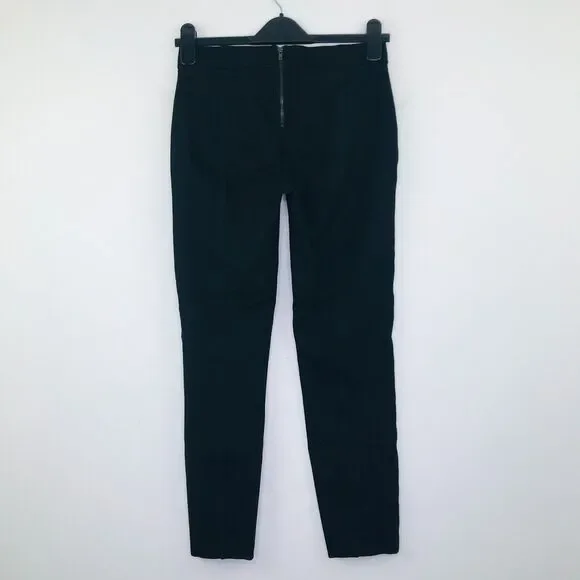 J Crew Women's Small Leggings Black Solid Pixie Pant Stretch Ponte G9389 BE29 - Picture 5 of 5